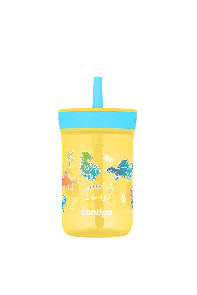 Kids’ Leighton Straw Tumbler with Spill-Proof Leak-Proof Lid, 14oz X0