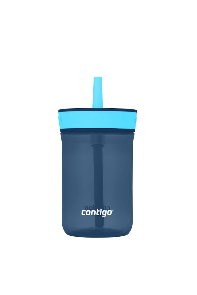 Kids’ Leighton Straw Tumbler with Spill-Proof Leak-Proof Lid, 14oz X0