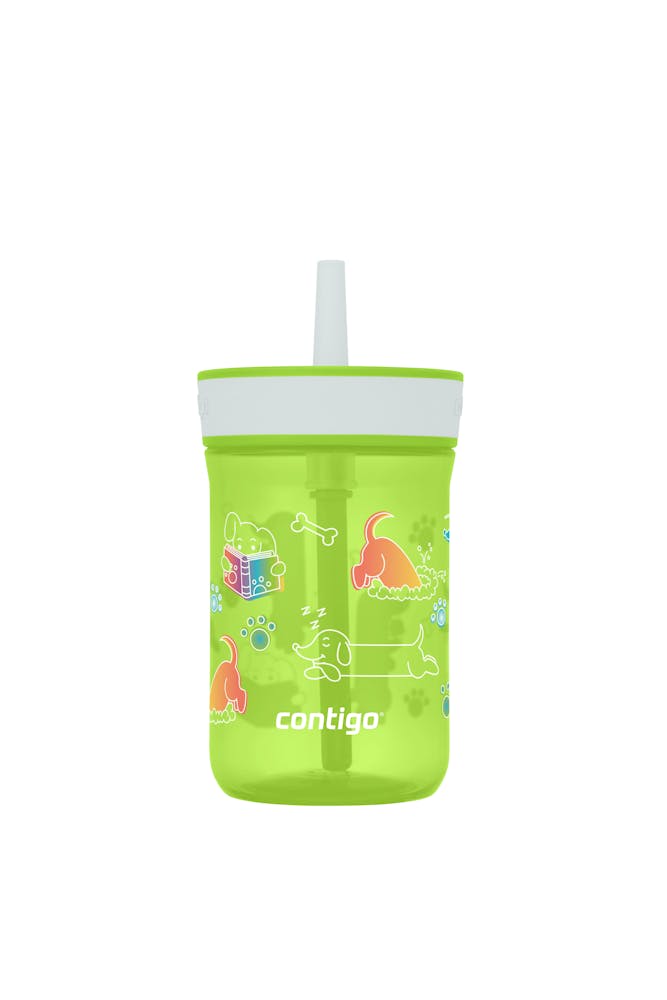 Kids’ Leighton Straw Tumbler with Spill-Proof Leak-Proof Lid, 14oz X0